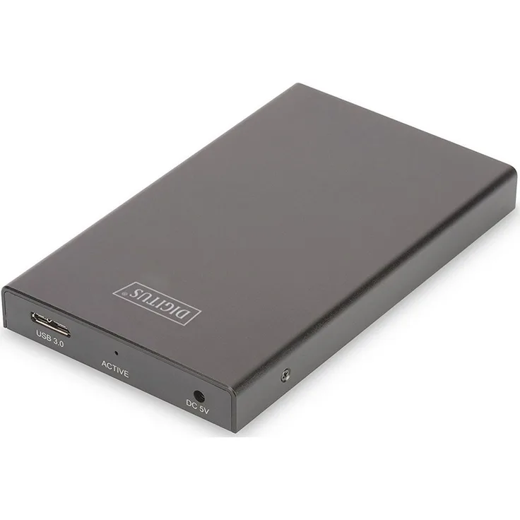 DIGITUS - DA-71114 - Festplattengehäuse SSD-HDD - 2,5'' - USB 3.0 - SATA III - bis zu 2 TB - schwarz