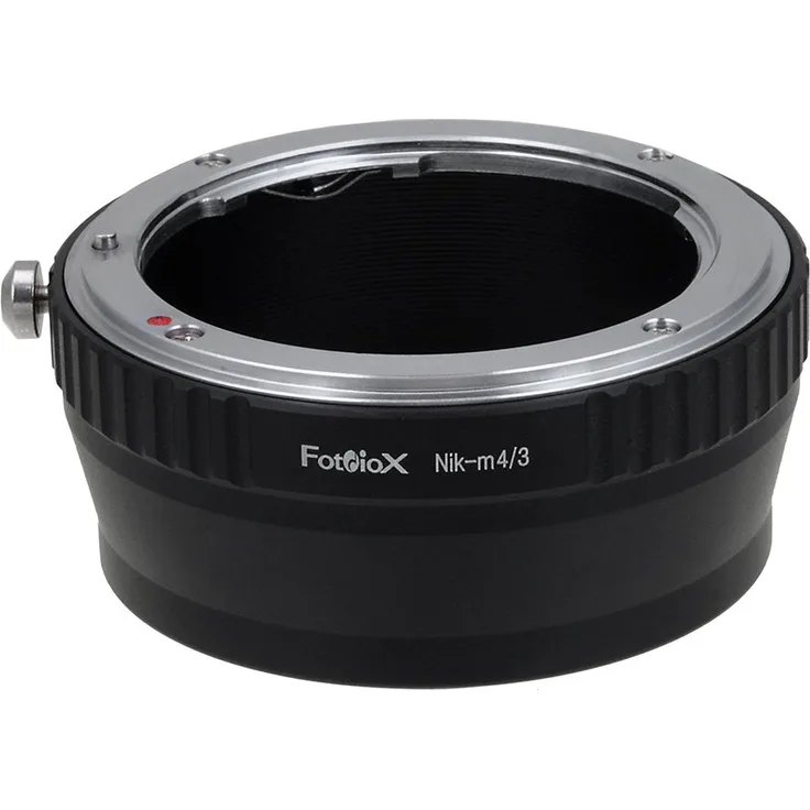 Fotodiox Pro Lens Mount Adapter, Nikon Lens to MFT Micro 4-3 Four Thirds System Camera Mount Adapter, for Olympus PEN E-PL1, E-PL1s, E-PL2, E-PL3, E-P2, E-P3, E-M, OM-D, E-M5, Panasonic Lumix DMC-G1, 2, 3, 10, GX1, GH1, 2, GF1, 2, 3, 5