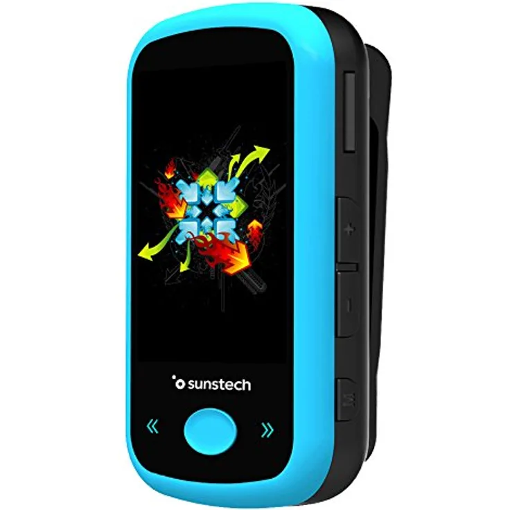 Sunstech IBIZABT8GB MP4-Player Schwarz, Blau 8 GB - MP3--MP4-Player (MP4-Player, 8 GB, LCD, 3.5mm, FM-Radio, Schwarz, Blau)