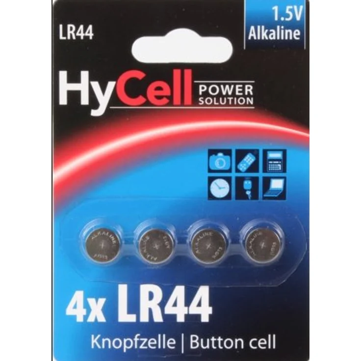 HYLL 1516-0024 Alkaline Knopfzelle, 4x LR44 1,5V – Bild 1