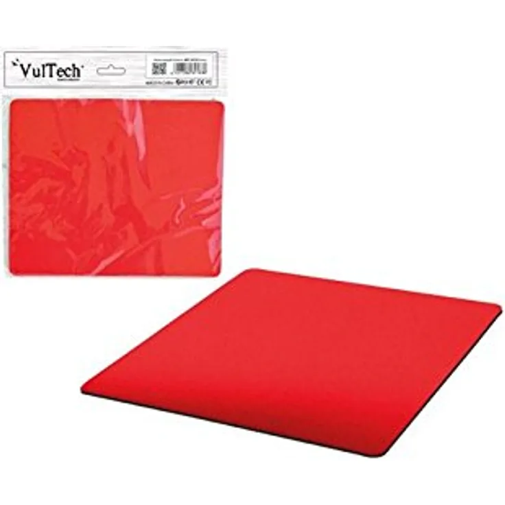 Vultech mp-01r Maus Pad - Maus Pads (Monotone, Mikrofaser, Gummi, Rot)