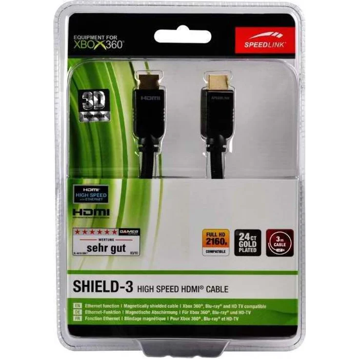 Speedlink Shield-3 High Speed HDMI Cable with Ethernet 3m (SL-2316-BK-300) (Xbox 360)