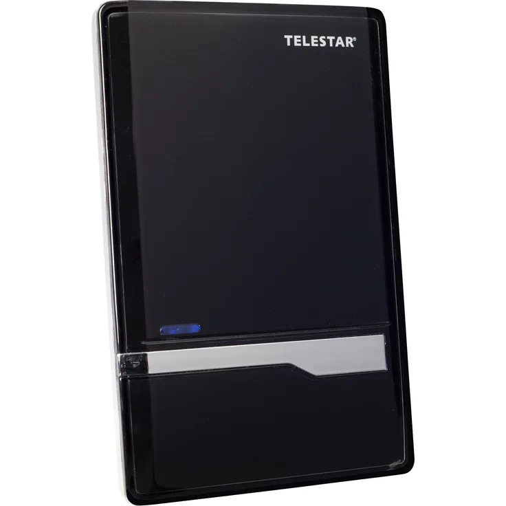 Telestar 5102223 Antenna 7 LTE Aktive DVB-T/DVB-T2 Antenne (H.265/HEVC Standard, HDTV, FullHD, LTE Filter, Verstärkung bis zu 35 dB, LTE Filter, 5V/230V) schwarz