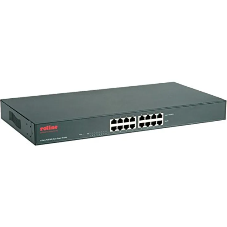ROLINE 21131181 PoE MID-Span Power Supply, 8 Midspanports