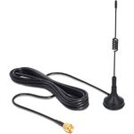 Delock 88877 ISM SMA Omni Star Antenne mit Standfuß 433 MHz, 3 dBi schwarz