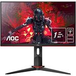 AOC 24G2U5/BK - 24 Zoll, Full HD (1920 x 1080), IPS-Panel, 1ms, 75Hz, 250cd/m²