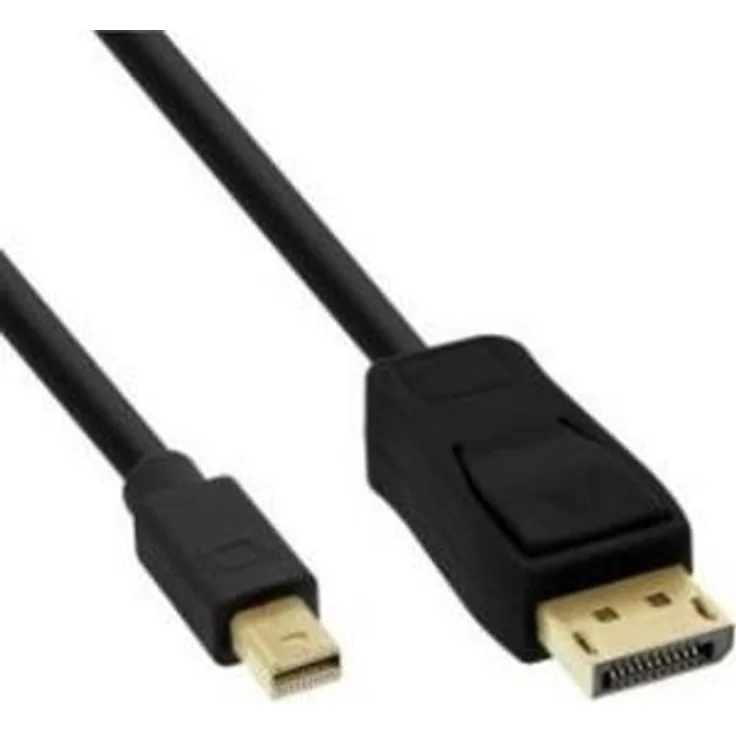 InLine - DisplayPort-Kabel - Mini DisplayPort (M) bis DisplayPort (M) - 50cm - Schwarz (17136S)