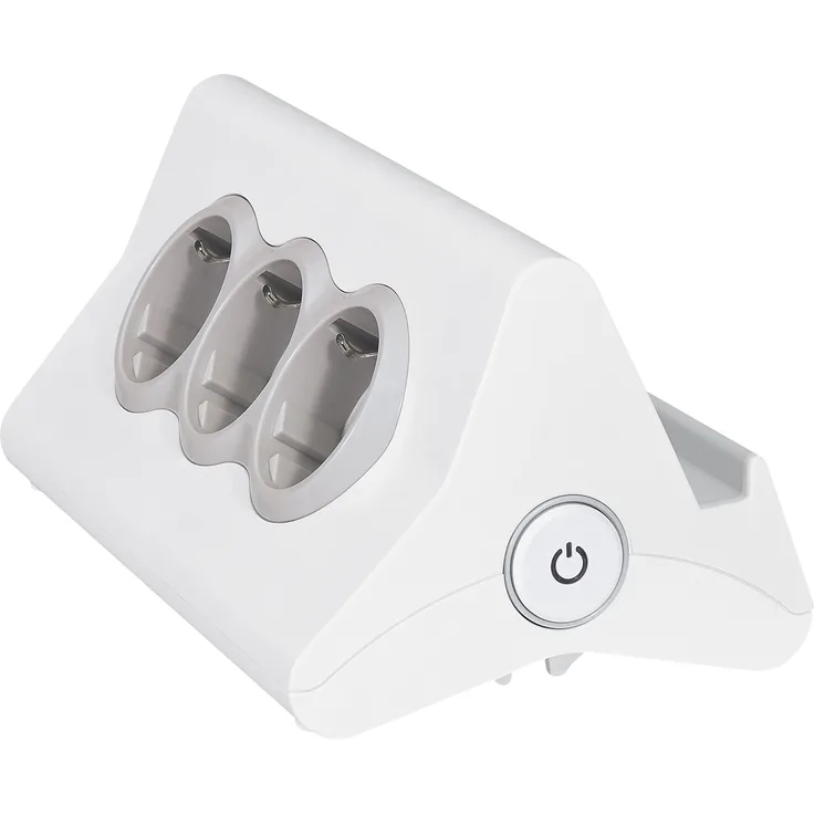 Legrand, Steckdosenleiste 3-fach mit integrierter Tablet-Handy-Smartphone-Halterung und 2-Port USB Ladestation für iPhone iPad Samsung Huawei, Ein-Aus-Schalter, Verlängerungskabel 1.5m, 694810