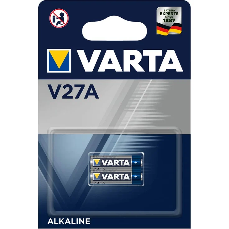 VARTA Batterien Alkaline Knopfzelle V27A Knopfzellen (2er Pack, in Original Blisterverpackung) – Bild 1