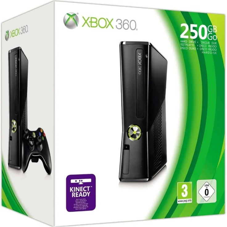 Microsoft Xbox 360 SLIM - 250GB – Bild 1