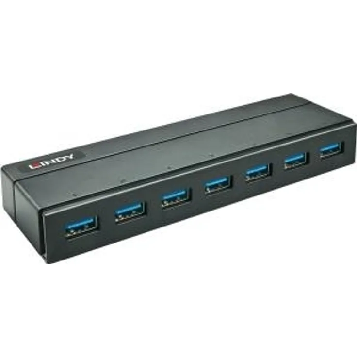 Lindy USB 3.1 Hub 7 Port with Charging Function - Hub - 7 x USB 3.1 Gen 1 - Desktop