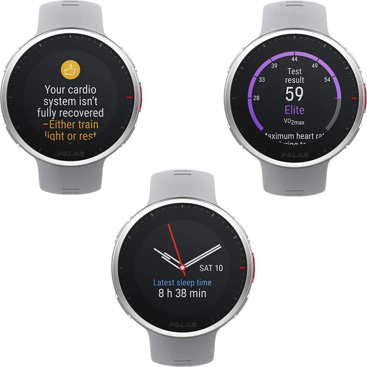 Polar Vantage V2 Smartwatch GPS, Unisex, 47mm, Silikonarmband, Green Lemon/Grey (90083651) – Bild 4