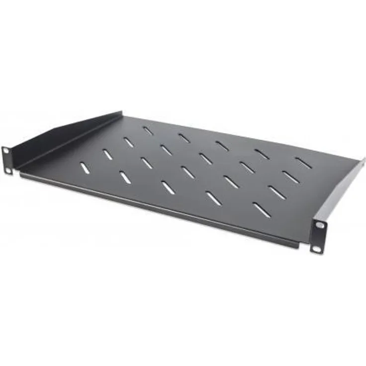 Intellinet 48,30cm (19) Cantilever Shelf - Rack - Regal - Schwarz, RAL 9005 - 1U - 48.3 cm (19)