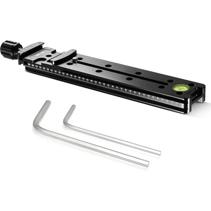 Neewer® 200 mm Professional Schiene Kamera Slide Metall Quick Release Clamp für Kamera mit Arca Swiss Kompatibel