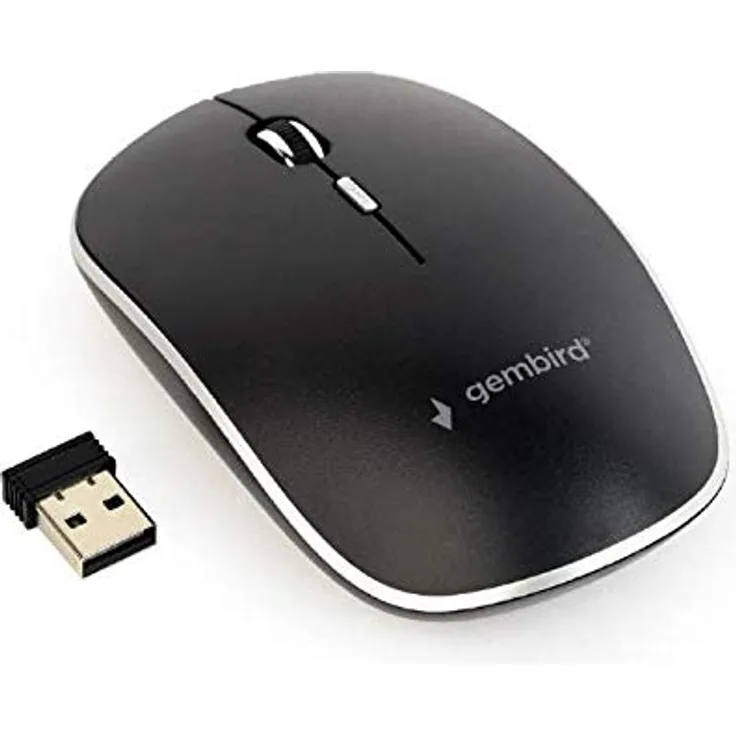 Mouse USB Optical WRL-Black MUSW-4B-01 Gembird
