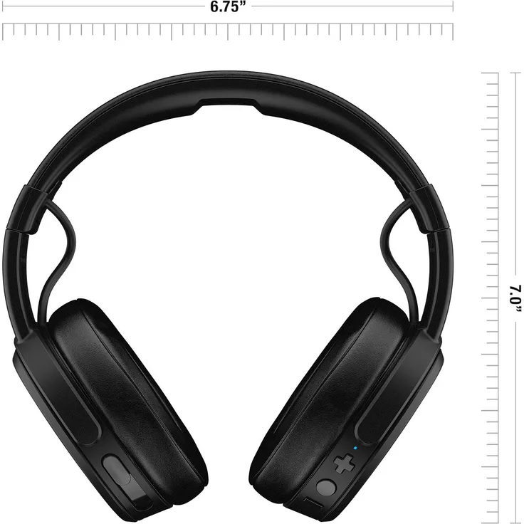 Skullcandy Crusher Over-Ear-Kopfhörer, mit Bluetooth, Mikrofon, schwarz