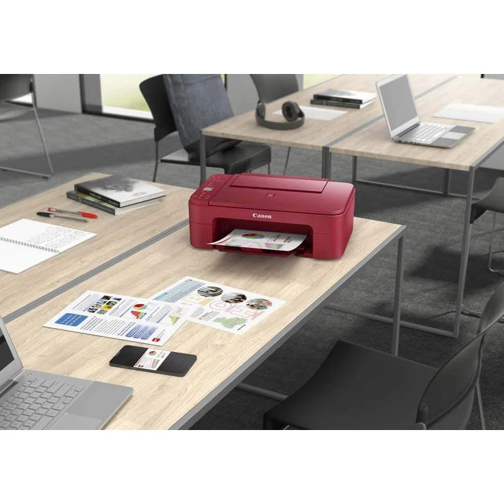 Canon PIXMA TS3352 (3-in-1) Multifunktionsdrucker - (Tintenstrahl) Farbe, Druckgeschwindigkeit: 7,7 s/w, 4 Farbe, Auflösung: 4800 x 1200, USB, WLAN, AirPrint, Cloud Print (3771C046) – Bild 4