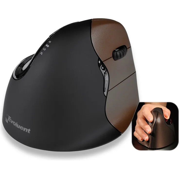 Evoluent VerticalMouse 4 Maus rechts RF Wireless Optisch ( VM4SW )