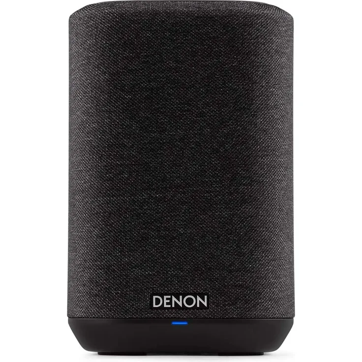 Denon Home 150 Multiroom-Lautsprecher mit Alexa, Google Assistant, Webradio, geeignet für Indoor, schwarz