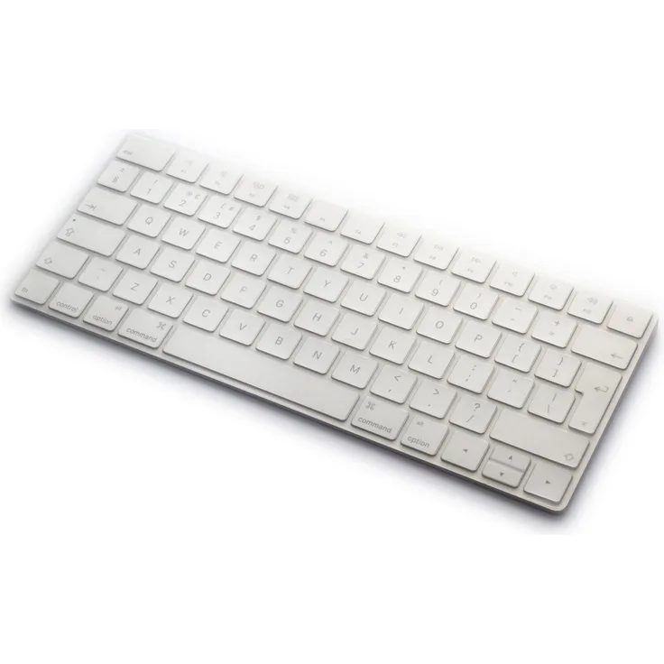 MiNGFi Tastatur Silikon Schutz Abdeckung für Neu Magic Keyboard mit Lightning Anschluss EU/ISO Keyboard Layout Silicone Cover - Transparent
