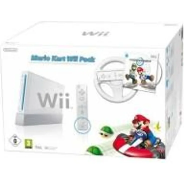 Nintendo Wii Mario Kart Wii Pack weiß