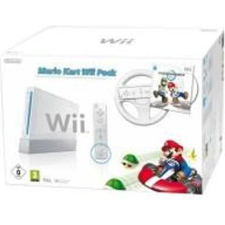 Nintendo Wii Mario Kart Wii Pack weiß
