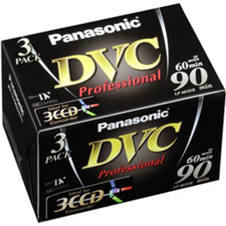 Panasonic 1x3 AY-DVM60YE3 Mini DV Tape