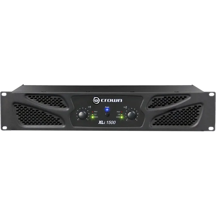 Crown XLi 1500, 2x 450 Watt an 4 Ohm, 2 HE