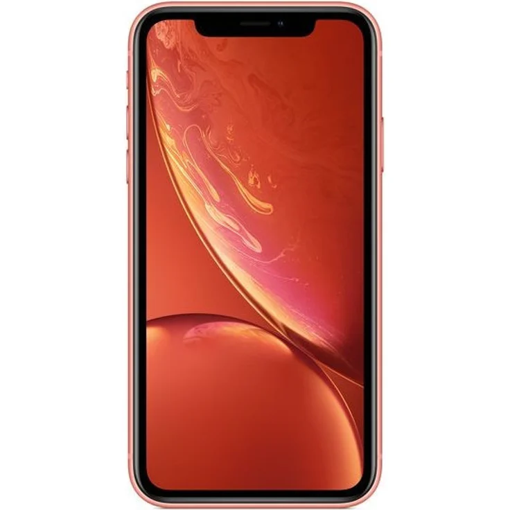 Apple iPhone XR Smartphone 15,49cm (6,1 Zoll) LCD-Display, 64GB interner Speicher, 3GB RAM, iOS 12, Koralle – Bild 1