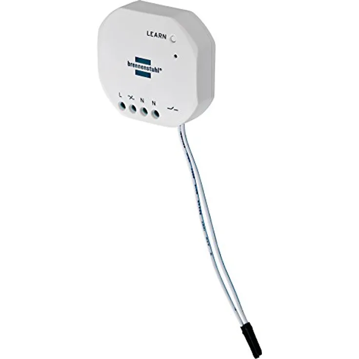 Brennenstuhl BrematicPRO Smart Home Unterputz-Lichtschalter mit Schalteranbindung (Unterputz-Funkschalter steuerbar über App)