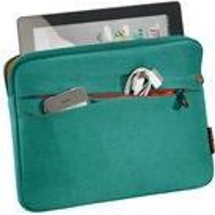 PEDEA Tablet PC Tasche ''Fashion'' für 10,1 - 11 Zoll (25,6 - 27,96 cm) Schutzhülle Etui Case mit Zubehörfach, türkis