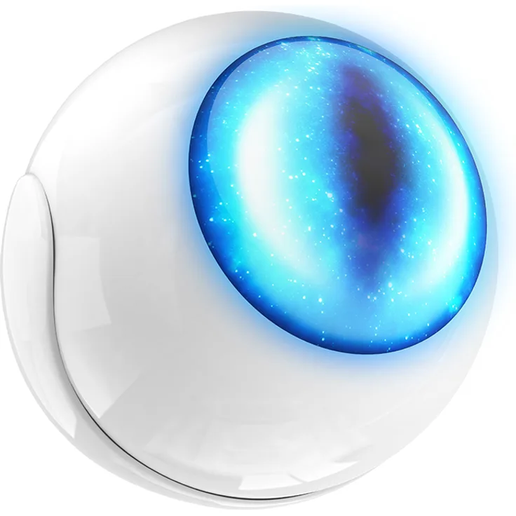 FIBARO Motion Sensor- Z-Wave Plus Multisensor BEWEGUNGS, Temperatur, Lichtintensitätssensor und Beschleunigungsmesser, FGMS-001