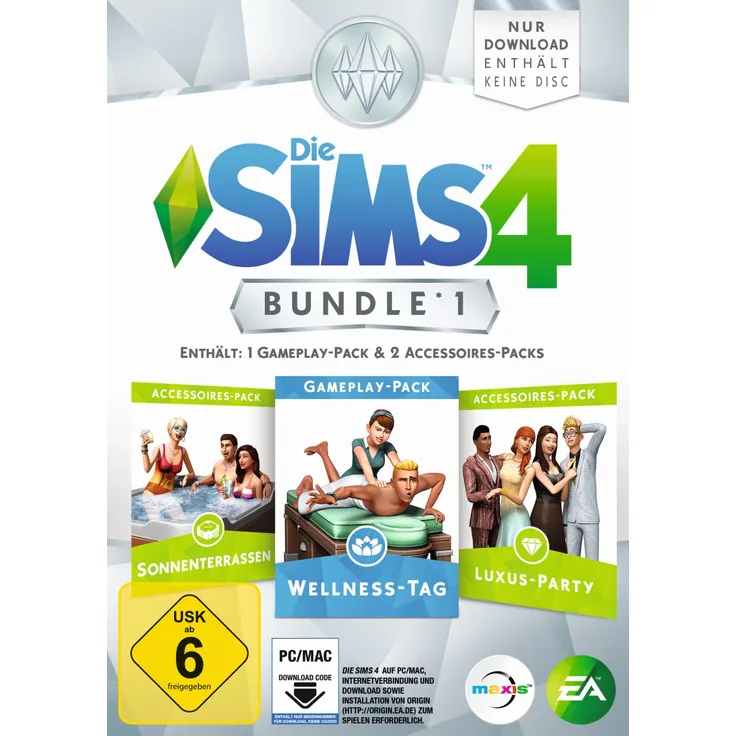 Die Sims 4 Bundle Pack 1 (CIAB) (PC)