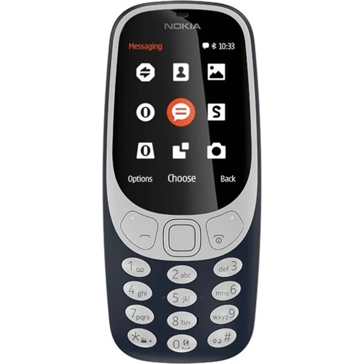 Nokia 3310 2G Mobiltelefon (2,4 Zoll Farbdisplay, 2MP Kamera, Bluetooth, Radio, MP3 Player, Dual Sim) dark blue – Bild 1