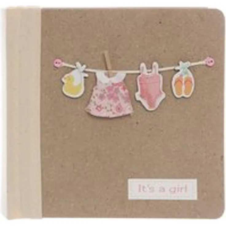 Hobea Baby-Album Girl, 100 Fotos, 22x22 cm