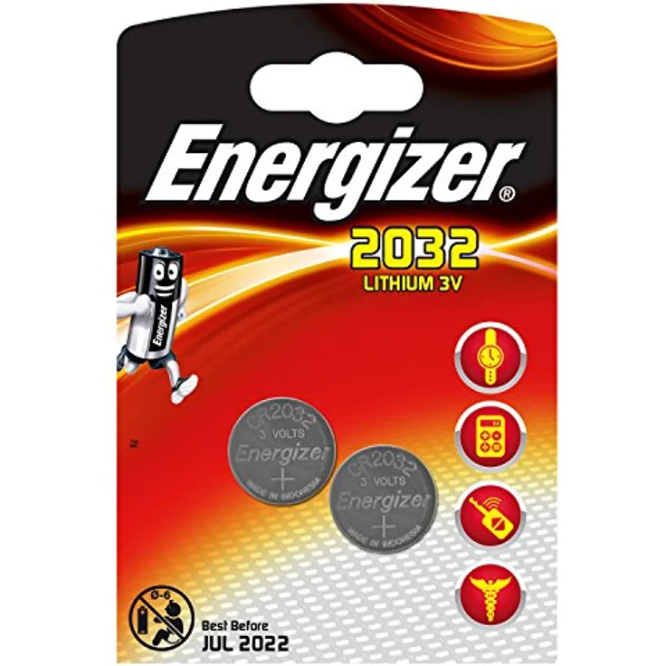 Energizer CR2032 Batterien, Lithium Knopfzelle, 2 Stück – Bild 1