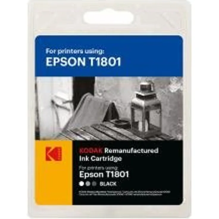 Kodak Supplies 185E018001 Tinte 235 Seiten 12ml schwarz passend für Epson XP205 kompatibel zu C13T18014012-T1801