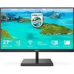Philips 275E1S 68.6 cm (27 Zoll) Monitor (VGA, HDMI, 4 ms Reaktionszeit, 2560 x 1440, 75 Hz, FreeSync, DisplayPort), schwarz