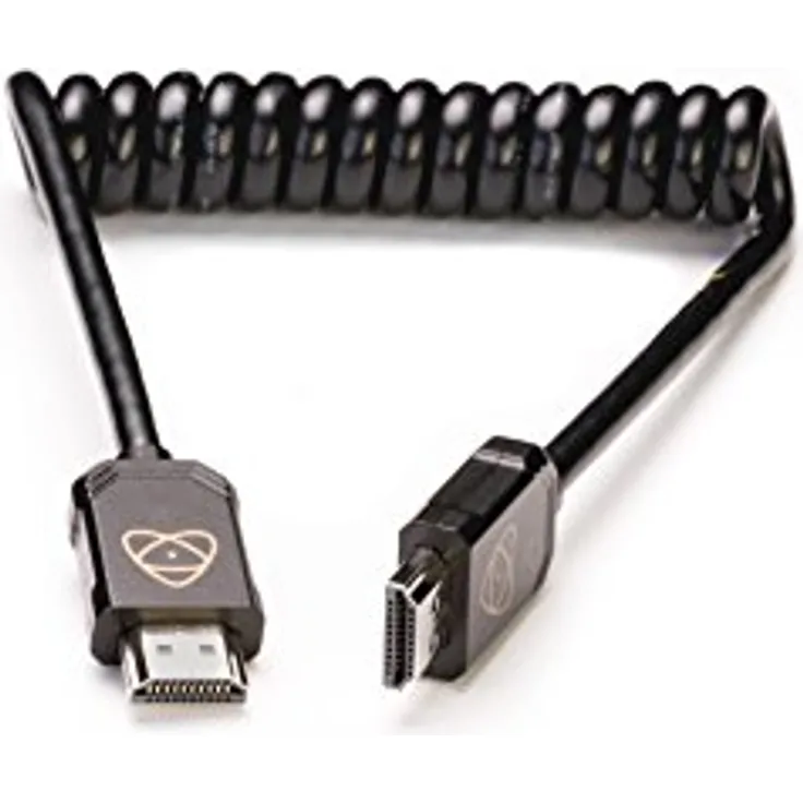 Atomos ATOM4K60C5 HDMI Kabel Full 30 cm, Cast Connector (60 cm Extended) schwarz