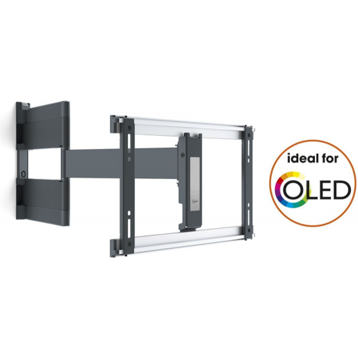 Vogel's THIN 546 TV Wandhalterung für 102-165 cm (40-65 Zoll) Fernseher, 180° schwenkbar, max 30 kg, VESA max 400 x 400, Schwarz – Bild 2
