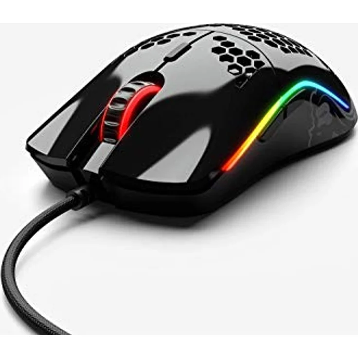 Glorious PC Gaming Race Model O Gaming-Maus mit Kabel, Schwarz Glänzend – Bild 1