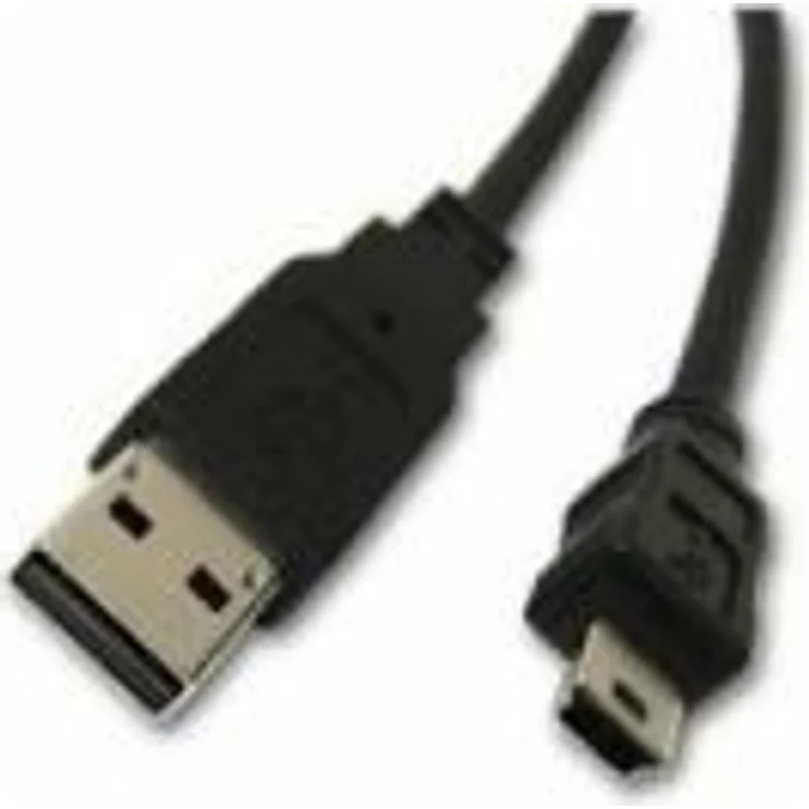 Planet ASSMANN - USB-Kabel - USB Typ A, 4-polig (M) - Mini-USB, Typ B (M) - 1 m (USB / Hi-Speed USB) - geformt - Schwarz (AK-300108-010-S) – Bild 1