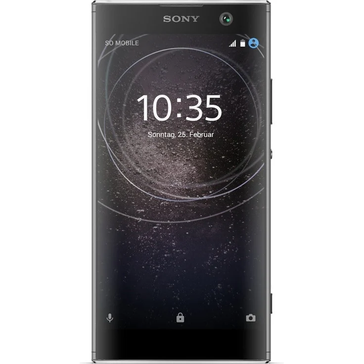 Sony Xperia XA2 Smartphone 13,21cm (5,2 Zoll) LCD-Display, 32GB interner Speicher, 3GB RAM, Android, Schwarz – Bild 1