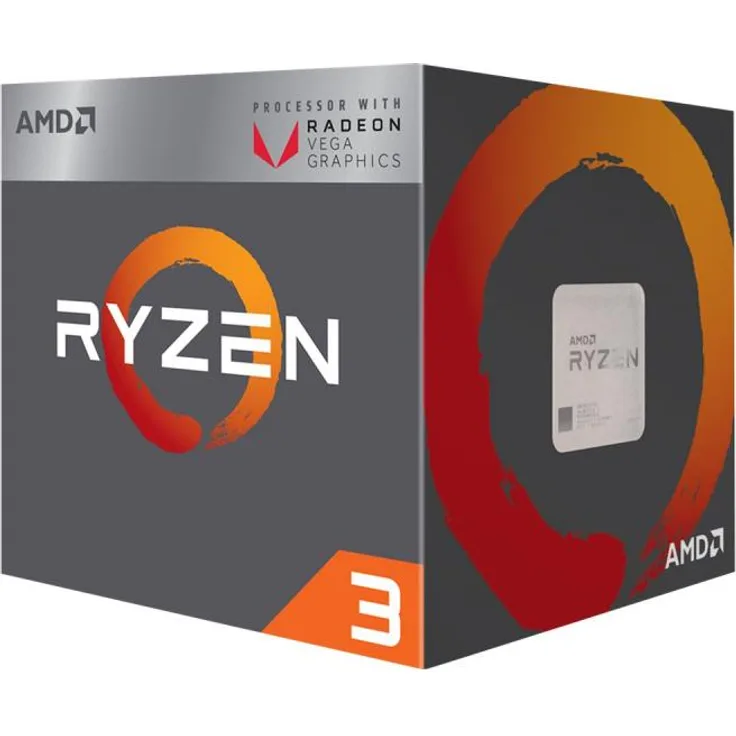 AMD Ryzen 3 2200G, 4x 3.50GHz, boxed (YD2200C5FBBOX)