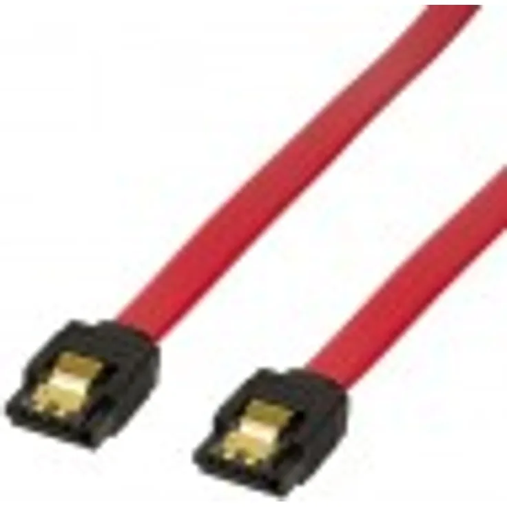 BIGtec BIG1895 0,5m HDD S-ATA Kabel rot gerade/gerade Kontakte vergoldet