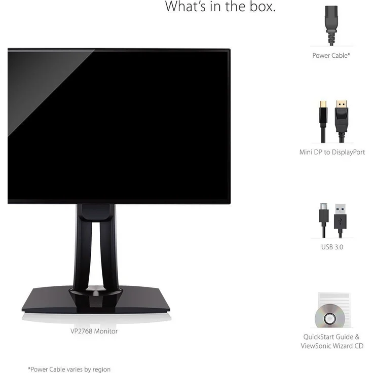 Viewsonic VP2768 - 27 Zoll, WQHD (2560 x 1440), IPS-Panel, 60Hz, 14ms, 350cd/m² – Bild 7