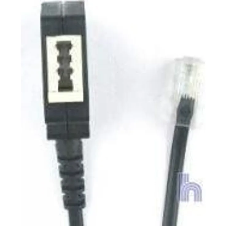 Helos Adapter RJ45 8P4C Stecker-TAE Universalbuchse