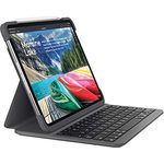 Logitech Slim Folio Pro - Tastatur und Foliohülle - hintergrundbeleuchtet - Bluetooth - QWERTZ - Deutsch - für Apple 12.9-inch iPad Pro (3. Generation) (920-009147) - Preisvergleich