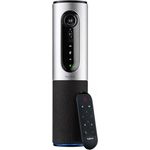Logitech CONFERENCECAM CONNECT Videokonferenz-Webcam mit Freisprecheinrichtung, HD 1080p, 90° Blickfeld, 4-fach Zoom, Autofokus, USB-Anschluss & Bluetooth, Für 1-6 Personen, PC/Mac/ChromeOS - Schwarz