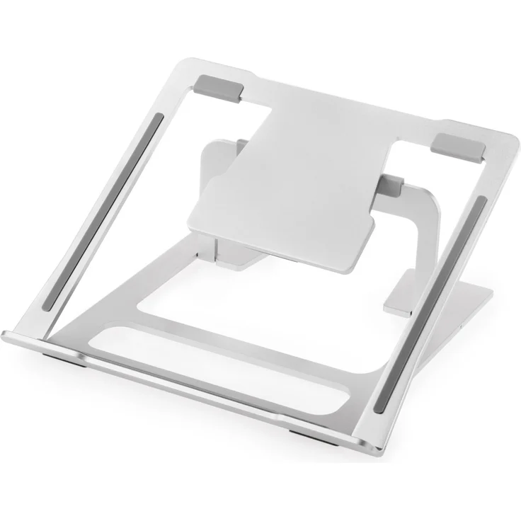 Desire2 Laptopständer Computer Stand Aluminium Tragbar Travel Riser Zusammenklappbar Verstellbar 6 Betrachtungswinkel Kompatibel mit Notebook, Laptop und MacBook bis 15 Zoll - Silber – Bild 1